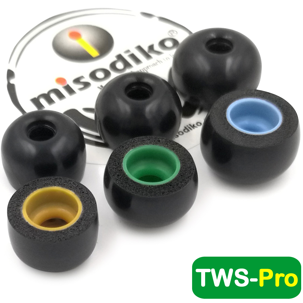 Wireless Earbuds Tws - Misodiko Tws-Pro Memory Foam Ear Tips