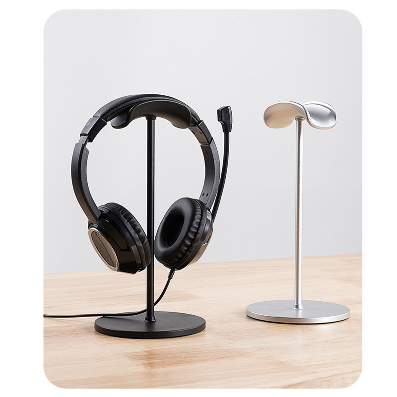 Headphone Stand Desk - Metalen op het hoofd gemonteerde hoofdtelefoonstandaard