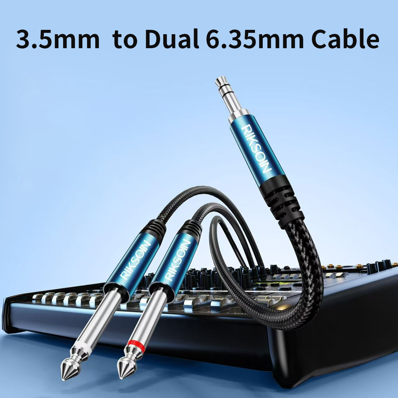 3,5 mm TRS naar dubbele 6,35 m - Audio Splitter Y recensie en prijs