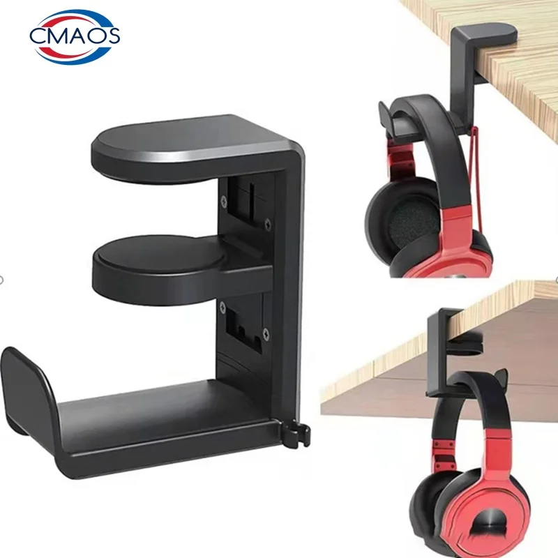 Geen-punch-tafelklemhaak hoofd - Headphone Stand Desk recensie en prijs
