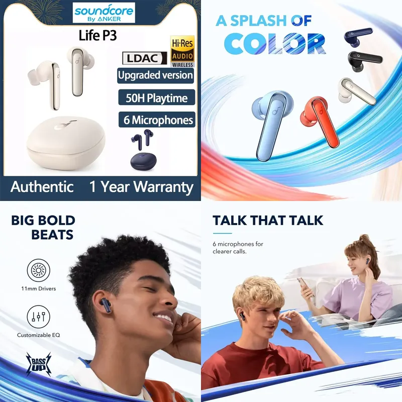 Merk: Anker Life P3 Oordopjes, - Wireless Earbuds Tws recensie en prijs