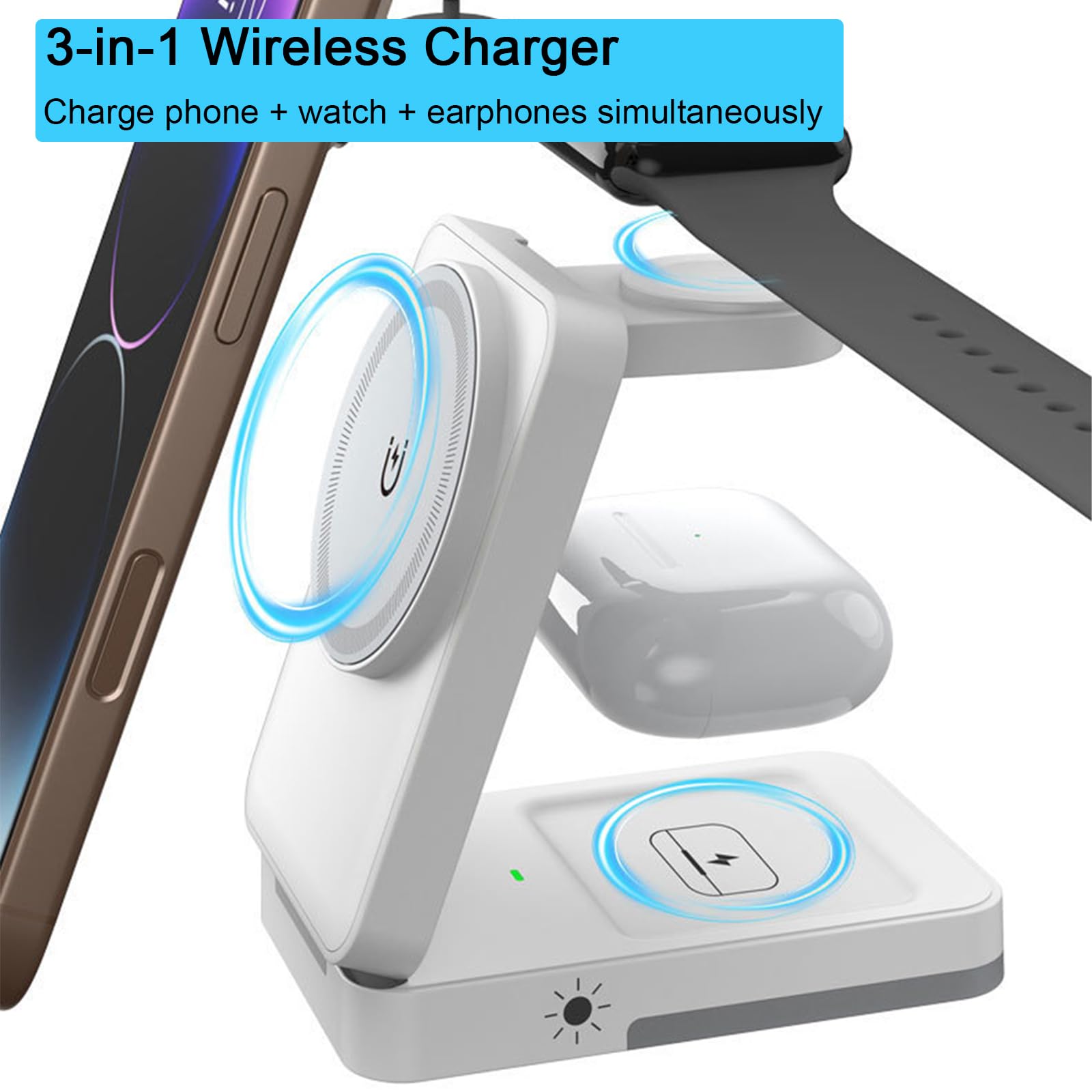 3-in-1 opvouwbare draadloze op - Usb C Earphone recensie en prijs