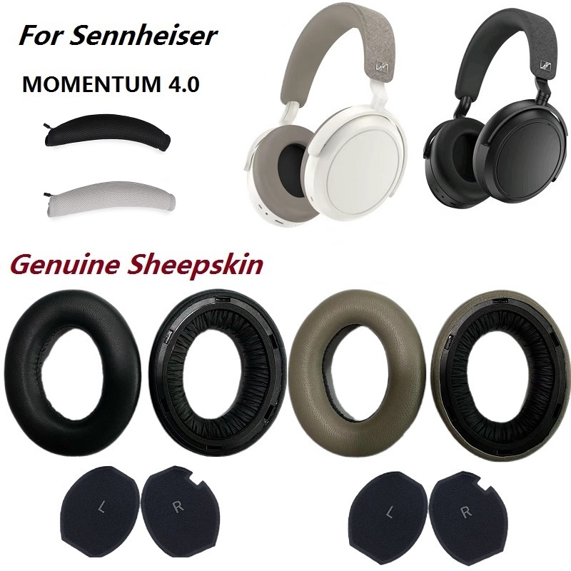 Echte schapenvacht oorkussens  - Sennheiser Headphone Momentum 4 recensie en prijs