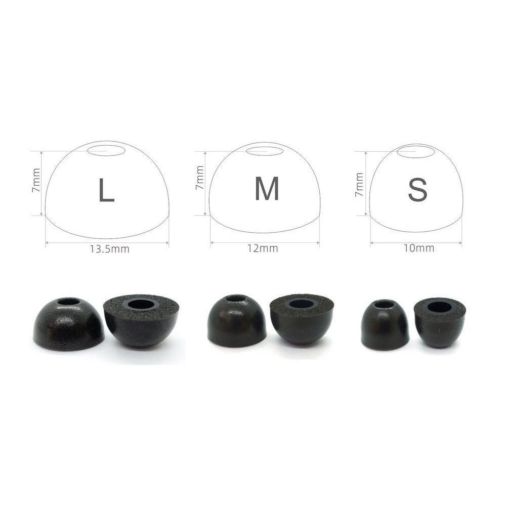 2 Stuks Vervangende Oordopjes  - Earphone Foam Tip recensie en prijs